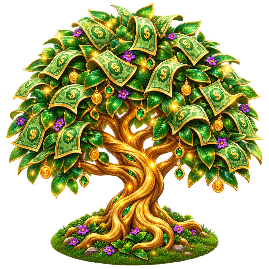 Golden money tree